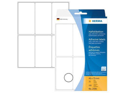 HERMA Vielzwecketiketten wit 40x75 mm Papier mat 192 St.