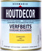 Hermadix Houtdecor Verfbeits Dekkend - 0,75 liter - 608 Zonnegeel