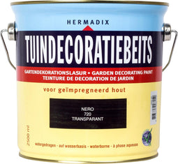 Hermadix Tuindecoratiebeits 720 Nero - 2.5 l