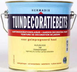 Hermadix Tuindecoratiebeits 768 Kleurloos - 2.5 l