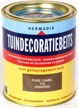 Hermadix Tuindecoratiebeits dekkend 710 Pure Camel - 0,75 l