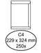 Hermes - Envelop hermes akte c4 229x324mm wit 250 stuks