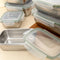 Hermetische Lunchtrommel Bidasoa Theo Rechthoekig 1,8 L 23 x 18 x 8 cm Metaal (6 Stuks)