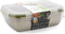 Hermetische Lunchtrommel Bidasoa Theo Rechthoekig 1,8 L 23 x 18 x 8 cm Metaal (6 Stuks)