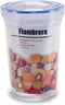 Hermetische Lunchtrommel Cilinder Transparant Plastic 1,2 L 13 x 17 x 13 cm (18 Stuks)