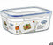 Hermetische Lunchtrommel Dem Rechthoekig 800 ml 17 x 13 x 8 cm (12 Stuks)