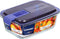 Hermetische Lunchtrommel Luminarc Easy Box Blauw Glas (6 Stuks) (820 ml)