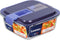 Hermetische Lunchtrommel Luminarc Easy Box Blauw Glas (760 ml) (6 Stuks)