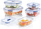 Hermetische Lunchtrommel Luminarc Pure Box Active 22 x 16 cm 1,97 l Tweekleurig Glas (6 Stuks)