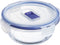 Hermetische Lunchtrommel Luminarc Pure Box Active 420 ml 12 x 5 cm Tweekleurig Glas (6 Stuks)
