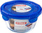 Hermetische Lunchtrommel Pyrex Cook & go 15,5 x 15,5 x 8,5 cm Blauw 700 ml Glas (6 Stuks)