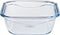 Hermetische Lunchtrommel Pyrex Cook & go 21 x 21 x 9 cm Blauw 1,9 L Glas (6 Stuks)