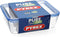 Hermetische Lunchtrommel Pyrex Pure Glass Transparant Glas (2,6 L) (4 Stuks)
