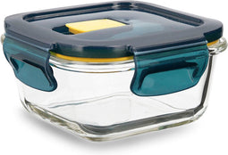 Hermetische Lunchtrommel Quid Astral 320 ml 11,6 x 11,6 x 6,3 cm Blauw Glas