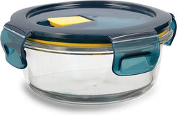 Hermetische Lunchtrommel Quid Astral 400 ml 14 x 14 x 6 cm Blauw Glas