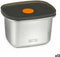 Hermetische Lunchtrommel Quttin Roestvrij staal Rechthoekig 450 ml 11,6 x 9,4 x 7 cm (12 Stuks)
