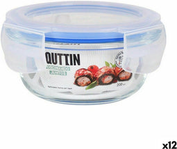 Hermetische Lunchtrommel Quttin Rond 200 ml (12 Stuks)