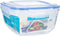 Hermetische Lunchtrommel Vierkant Transparant Polypropyleen 1,5 L 17 x 10 x 17 cm (12 Stuks)