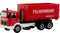 Herpa 310963 H0 Hulpdienstvoertuig MAN F8 vrachtwagen met afrolcontainer Feuerwehr