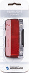 Herrmans Achterlicht H-trace 50 Mm 6-12v E-bike Rood/zilver