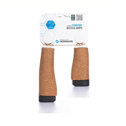 Herrmans Handvatten Grip Clik Cork 90/123 X 22 Mm Bruin/zwart