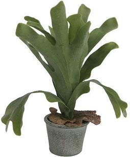 Hertshoorn in pot 35 cm kunstplant