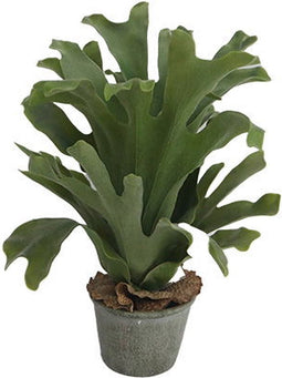 Hertshoorn in pot 43 cm kunstplant