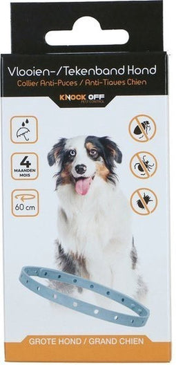 Hery zeropuce vlooienband hond geraniol zonder chemicalien 60 cm