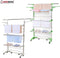 Herzberg 3-Tier Clothes Laundry Drying Rack Green