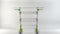 Herzberg 3-Tier Clothes Laundry Drying Rack Green