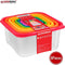 Herzberg 8-in-1 vierkante voedselopslagcontainer set