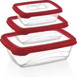 Herzberg Cooking Herzberg 3 Stuks Bio Saver Box Rood