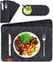 Herzberg Cooking Herzberg Hg-04203: 18-Delige Eettafel Placemat, Bestekzak & Onderzetters Set Van Natuurlijk Vilt