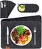 Herzberg Cooking Herzberg Hg-04203: 18-Delige Eettafel Placemat, Bestekzak & Onderzetters Set Van Natuurlijk Vilt
