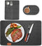Herzberg Cooking Herzberg Hg-04203: 18-Delige Eettafel Placemat, Bestekzak & Onderzetters Set Van Natuurlijk Vilt