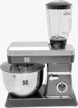 Herzberg Cooking Herzberg Hg-5065: 2 In 1 6,5L Standmixer En 1,7 Blender - 1200W Zwart
