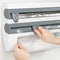 Herzberg HG-03145: Wall-Mounted Paper Towel, Cling Film & Foil Dispenser Household Kitchen Tool Rack