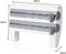 Herzberg HG-03145: Wall-Mounted Paper Towel, Cling Film & Foil Dispenser Household Kitchen Tool Rack
