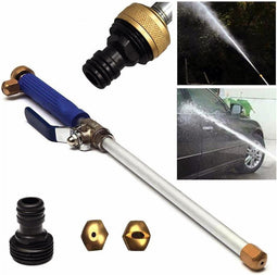 Herzberg HG-03824: Double Nozzle Water Jet High-Pressure Washer Wand - Blue