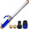 Herzberg HG-03824: Double Nozzle Water Jet High-Pressure Washer Wand - Blue