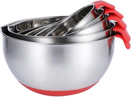 Herzberg HG-04036: 3-delige mengkom met raspdekselset