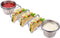 Herzberg HG-04043: RVS Tacohouder met 2 Bekers