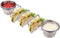 Herzberg HG-04043: RVS Tacohouder met 2 Bekers