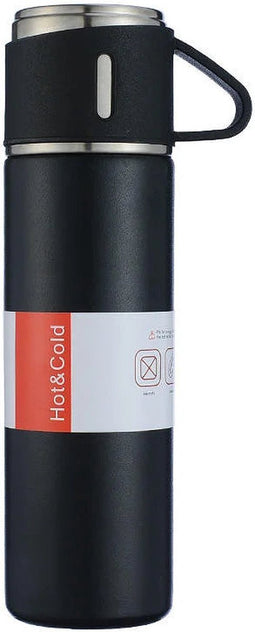 Herzberg HG-04210: Roestvrijstalen vacuüm geïsoleerde reisthermosfles - 500 ml
