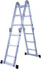Herzberg HG-5002: Multi-Orientation Aluminum Folding Ladder