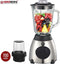 Herzberg HG-5009GL: 2 in 1 Krachtige Glazen Blender - 350W