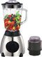 Herzberg HG-5009GL: 2 in 1 Krachtige Glazen Blender - 350W