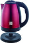 Herzberg HG-5011RED: 1,8L 1500W roestvrijstalen waterkoker - rood