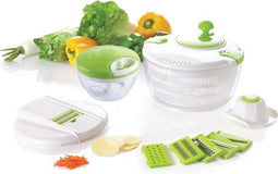 Herzberg HG-5057: Multifunctionele Spinner met Chopper - hakmolen