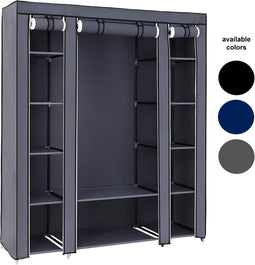 Herzberg HG-8009: Opberggarderobe - Groot - Grijs